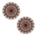 1-SOGA 2X 120cm Mandala Modern Ethnic Tassel Print Anti-slip Doormat