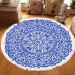 2-SOGA 2X 120cm Mandala Round Tapestry Indian Area Rug for Living Room Lounge