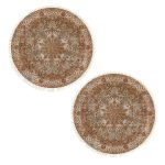 1-SOGA 2X 120cm Mandala Pattern Circle Area Rugs for Living Room Lounge