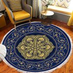 3-SOGA 90cm Area Rug Turquoise and Grey Abstract Art Painting Teal Anti-slip Doormat