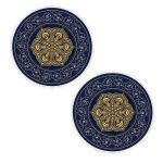 1-SOGA 2X 90cm Area Rug Turquoise and Grey Abstract Art Painting Teal Anti-slip Doormat