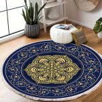 4-SOGA 2X 90cm Area Rug Turquoise and Grey Abstract Art Painting Teal Anti-slip Doormat