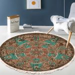2-SOGA 2X 90cm Mandala Round Area Thick Anti-slip Doormat