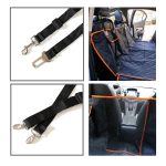 5-SOGA Oxford Cloth Waterproof Dog Car Cover Back Seat Protector Hammock Pet Mat Black