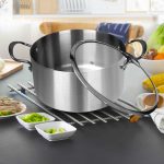 4-SOGA 2X Stainless Steel  26cm Casserole With Lid Induction Cookware