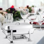 3-SOGA 4X Stainless Steel Chafing Double Tray Catering Dish Food Warmer