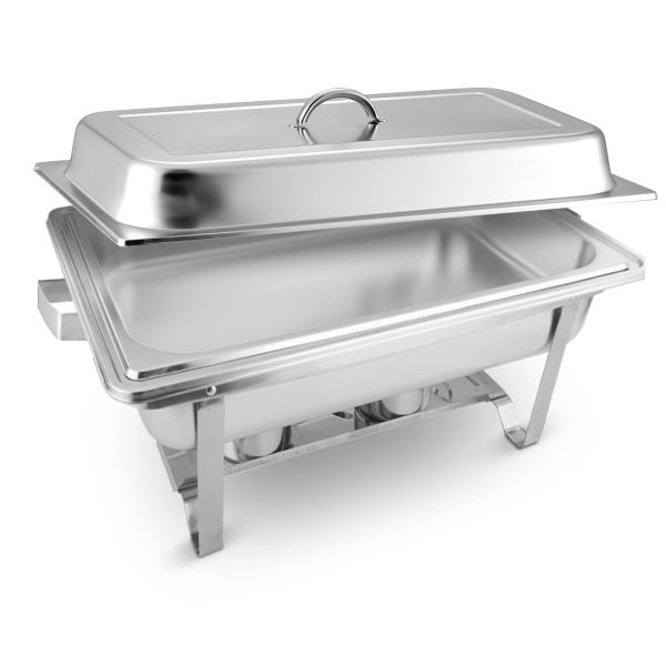 1-SOGA 9L Stainless Steel Chafing Food Warmer Catering Dish Full Size