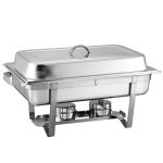 2-SOGA 3L Triple Tray Stainless Steel Chafing Food Warmer Catering Dish