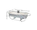 2-Soga 1.5L Lace Edge Dining Stove Silver Color Portable Dining Cooking Appliance for Kitchen Essential