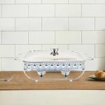 3-Soga 1.5L Lace Edge Dining Stove Silver Color Portable Dining Cooking Appliance for Kitchen Essential