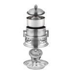 4-SOGA 2X Stainless Steel Mini Asian Buffet Hot Pot Single Person Shabu Alcohol Stove Burner with Lid