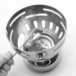 6-SOGA 2X Stainless Steel Mini Asian Buffet Hot Pot Single Person Shabu Alcohol Stove Burner with Glass Lid
