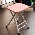 8-SOGA Pink Foldable Chair Space Saving Lightweight Portable Stylish Seat Home Decor Set of 2