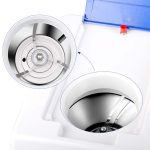 5-SOGA 2X Ice Shaver Commercial Electric Stainless Steel Ice Crusher Slicer Machine 120KG/h