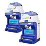 1-SOGA 2X Ice Shaver Commercial Electric Stainless Steel Ice Crusher Slicer Machine 180KG/h 88