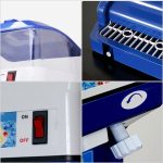 4-SOGA 2X Ice Shaver Commercial Electric Stainless Steel Ice Crusher Slicer Machine 180KG/h 88