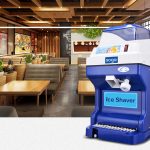 7-SOGA 2X Ice Shaver Commercial Electric Stainless Steel Ice Crusher Slicer Machine 180KG/h 88