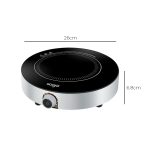 4-SOGA 26cm Smart Electric Induction Cooktop Portable Kitchen Cooker for Cookware