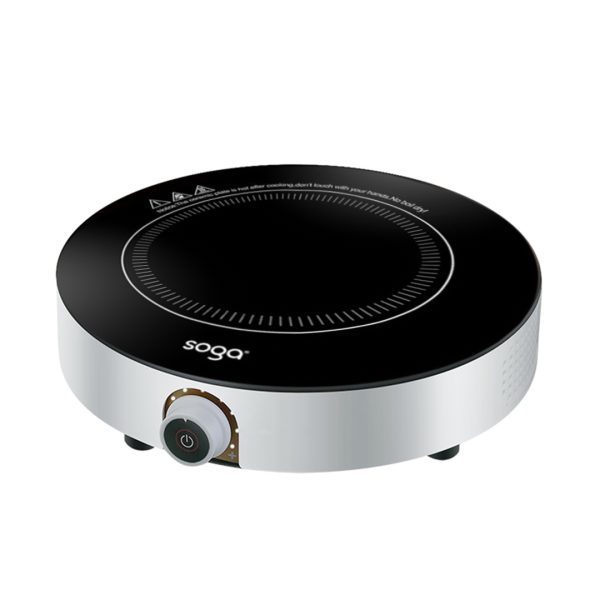 1-SOGA 26cm Smart Electric Induction Cooktop Portable Kitchen Cooker for Cookware