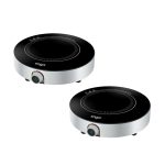 1-SOGA 2X 26cm Smart Electric Induction Cooktop Portable Kitchen Cooker for Cookware