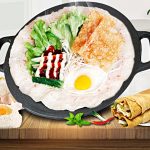 7-SOGA Cast Iron Induction Crepes Pan Baking Cookie Pancake Pizza Bakeware