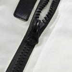 5-abbee White 2XL Winter Fur Hooded Down Jacket Stylish Lightweight Quilted Warm Puffer Coat