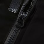 5-abbee Black 2XL Winter Fur Hooded Down Jacket Stylish Lightweight Quilted Warm Puffer Coat