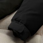 7-abbee Black 2XL Winter Fur Hooded Down Jacket Stylish Lightweight Quilted Warm Puffer Coat