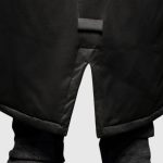 5-abbee Black XL Winter Fur Hooded Down Jacket Stylish Lightweight Quilted Warm Puffer Coat