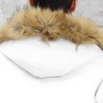 6-abbee White 3XL Winter Fur Hooded Thick Overcoat Jacket Stylish Lightweight Quilted Warm Puffer Coat