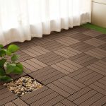 3-SOGA 2X 11 pcs Dark Chocolate DIY Wooden Composite Decking Tiles Garden Outdoor Backyard Flooring Home Decor