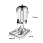4-SOGA Single 8L Juicer Water Milk Coffee Pump Beverage Drinking Utensils