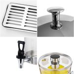 6-SOGA Single 8L Juicer Water Milk Coffee Pump Beverage Drinking Utensils