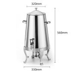 3-SOGA Stainless Steel 13L Juicer Water Milk Coffee Pump Beverage Drinking Utensils