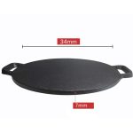 2-SOGA Electric Smart Induction Cooktop and 34cm Cast Iron Induction Crepe Pan Baking Cookware