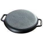 8-SOGA Dual Burners Cooktop Stove 30cm Cast Iron Skillet and 34cm Induction Crepe Pan Cookware