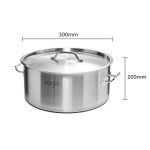 14L Stainless Steel Stockpot and 28cm Induction Casserole