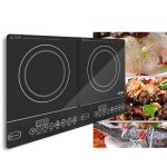 7-SOGA 2X Cooktop Portable Induction LED Electric Double Duo Hot Plate Burners Cooktop Stove