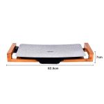 3-SOGA Electric Ceramic BBQ Grill Non-stick Surface Hot Plate for Indoor & Outdoor Stone