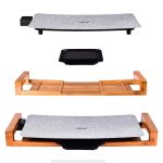 5-SOGA Electric Ceramic BBQ Grill Non-stick Surface Hot Plate for Indoor & Outdoor Stone