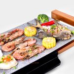 8-SOGA 2X Electric Ceramic BBQ Grill Non-stick Surface Hot Plate for Indoor & Outdoor Stone
