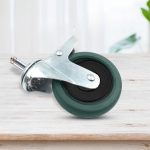 6-SOGA 2X 4" Heavy Duty Polyurethane Swivel Castor Brake Wheels