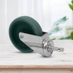 5-SOGA 2X 4" Heavy Duty Polyurethane Swivel Castor Wheels