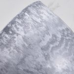 6-SOGA 2X 32cm Weathered Grey Round Resin Plant Flower Pot in Cement Pattern Planter Cachepot for Indoor Home Office