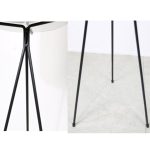 7-SOGA 2X 70cm Tripod Flower Pot Plant Stand with White Flowerpot Holder Rack Indoor Display