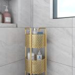 6-SOGA 2X 3 Tier Bathroom Shelf Multifunctional Storage Display Rack Organiser with wheels