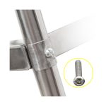 5-SOGA 2X 3 Tier 75x40x83.5cm Stainless Steel Kitchen Dinning Food Cart Trolley Utility Size Small