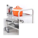 4-SOGA 2X 4 Tier 860x540x1170 Stainless Steel Kitchen Dining Food Cart Trolley Utility