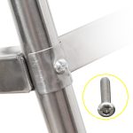 7-SOGA 2X 3 Tier Food Trolley Food Waste Cart Five Buckets Kitchen Food Utility 80x43x89cm Round