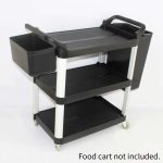 8-SOGA Large Food Trolley Utility Cart Waste Storage Bin